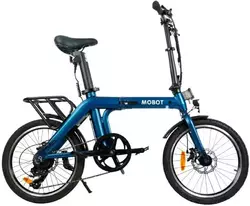 Електровелосипед міський MOBOT S3 (250 Вт, 10,4 А/ч, 36 В, 25 км/ч), колеса 20", блакитний