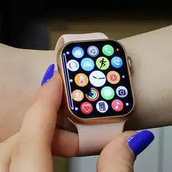 Смарт-годинник Smart Watch GS 8 Mini Gold 41 mm з українською мовою