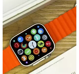Розумний смарт годинник Smart Watch GS8+ ULTRA 49 mm українське меню + ремінець у подарунок